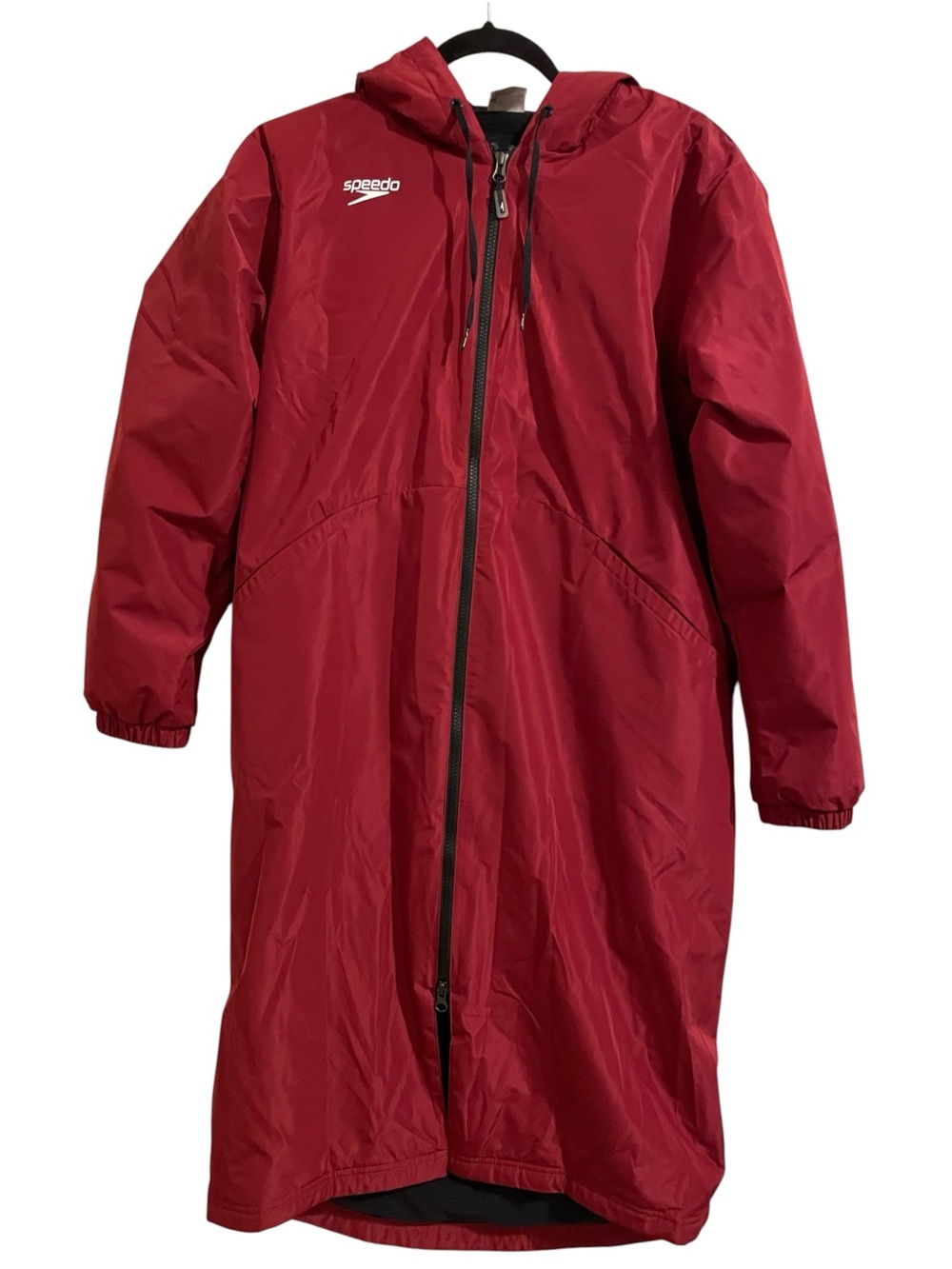 Speedo Team 2.0 Unisex Long Fleece Lined Swim Parka Size Extra Small